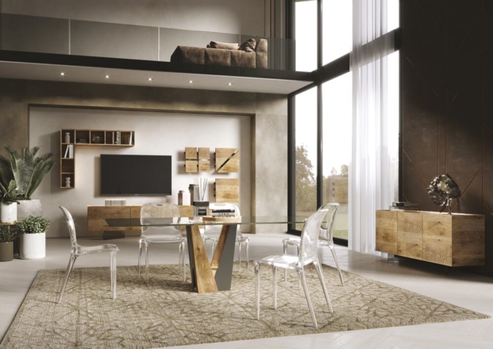 Tavolo credenza e portabottiglie SALOTTO KAIROS