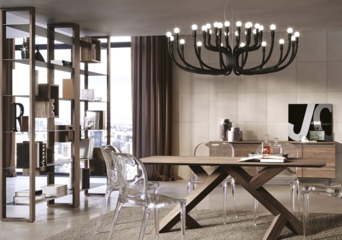 Tavolo libreria e credenza SALOTTO AIR