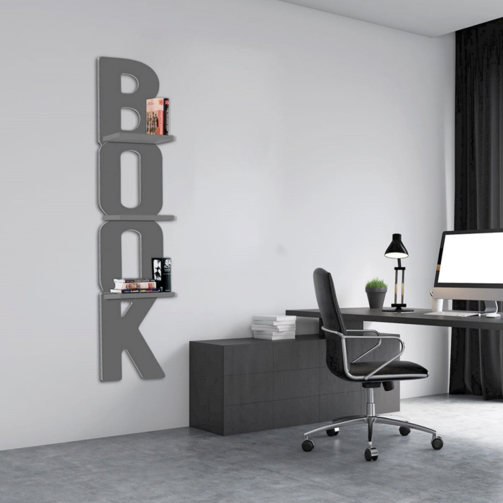 libreria DARK GREY BOOK